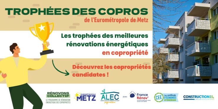 Découvrez les copropriétés candidates aux Trophées des Copros de l’Eurométropole de Metz