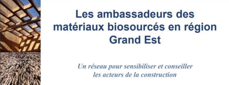 11ème session de formation « Ambassadeurs des matériaux biosourcés »