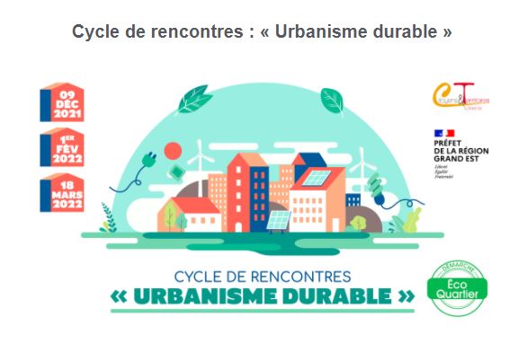 Save The Date: Cycle de rencontres « urbanisme durable »