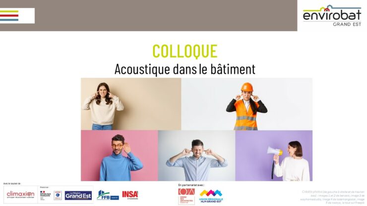 colloque acoustique dans la bâtiment