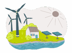 illustration énergies renouvelables Envirobat Grand Est - ARCAD LQE