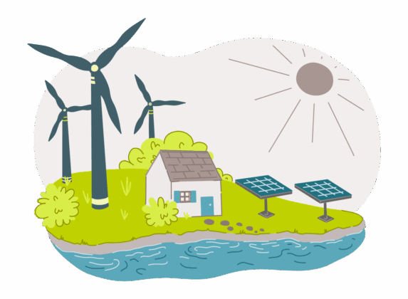illustration énergies renouvelables Envirobat Grand Est - ARCAD LQE