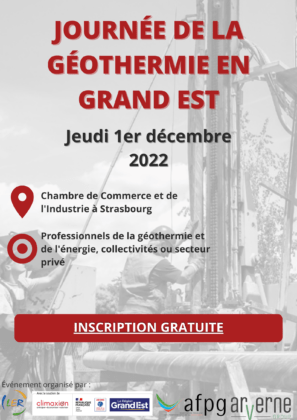 01/12/2022 – La journée de la géothermie – Édition 2022