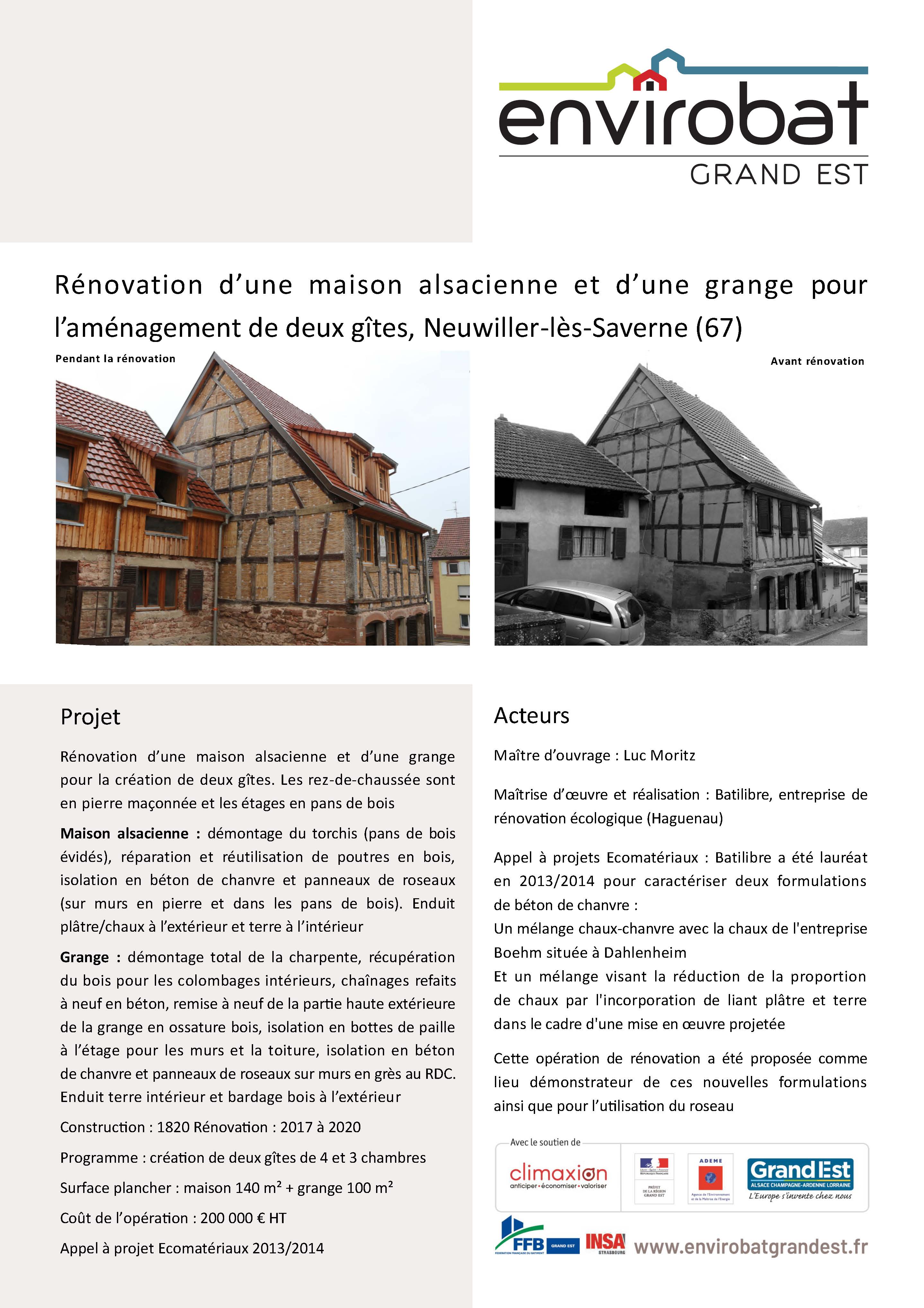 Rénovation D Une Maison Alsacienne Et D Une Grange Pour L Aménagement