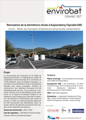 Visuel fiche détaillée déchetterie de Kaysersberg